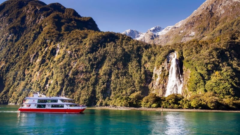 Take in the majestic beauty of Milford Sound in style on board our stylish, purpose built catamaran...